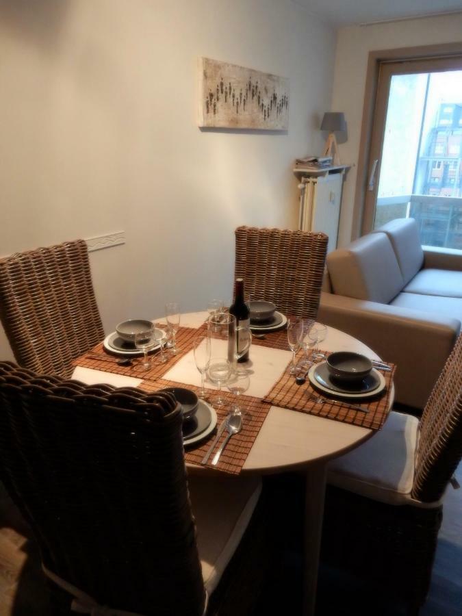 Studio Center Of Ostend W/Parking & South Terrace Apartment Luaran gambar